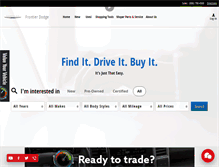 Tablet Screenshot of frontierchryslerdodgejeep.com